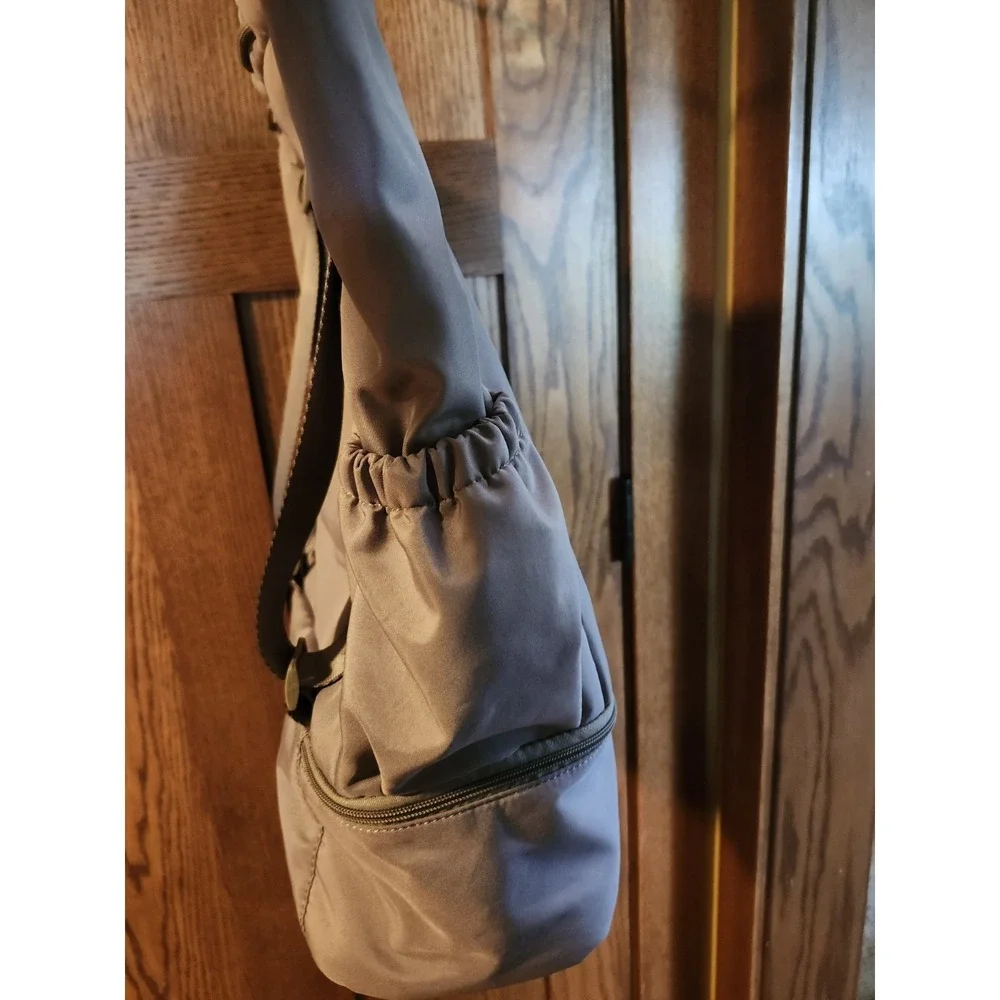 Beyond Yoga Convertible Gym Bag Backpack in‎ Birch Color Taupe